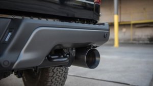 Ford F-150 Performance Exhaust - Rear - CORSA Performance - Cat-Back Dual Rear Exit - Gunmetal - `17-`20